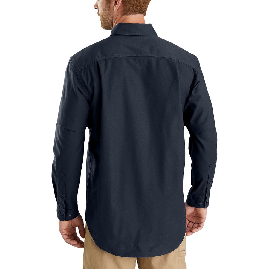 carhartt rugged flex rigby long sleeve work shirt