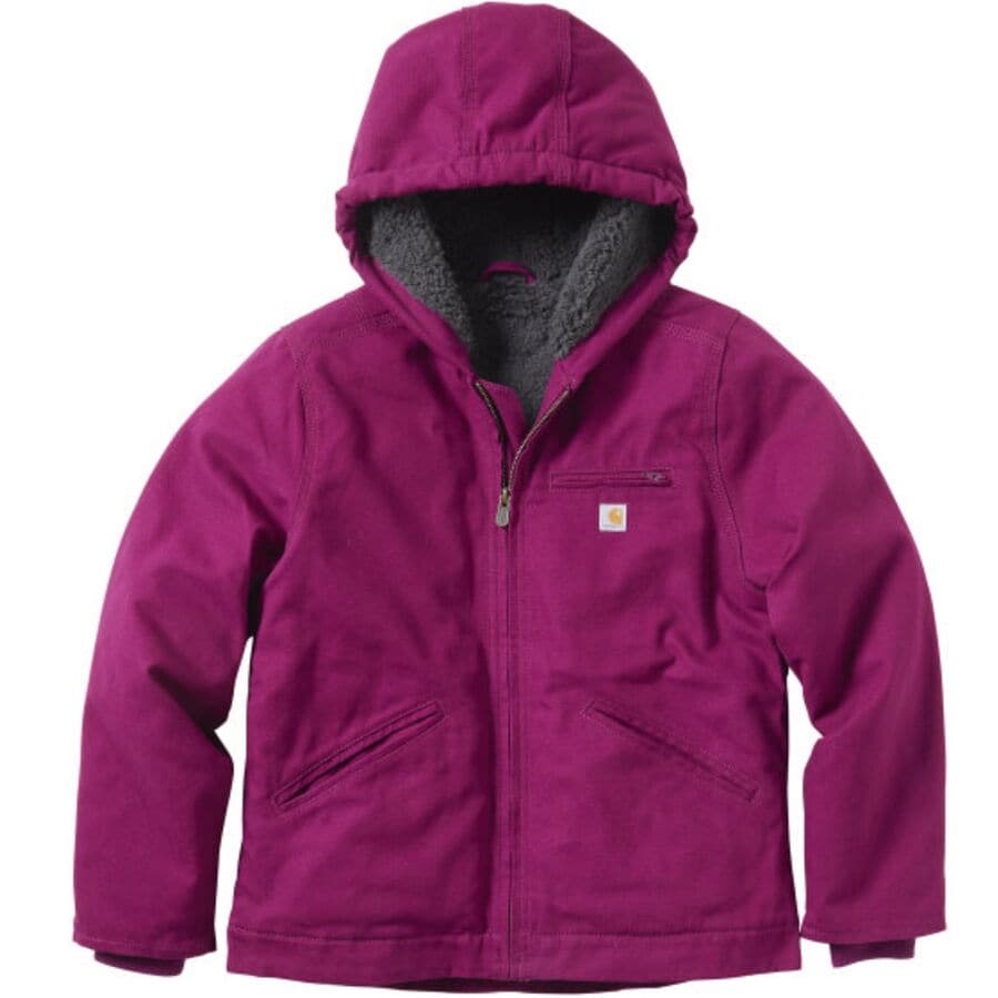Canvas Insulated Hooded Jacket - Girls'