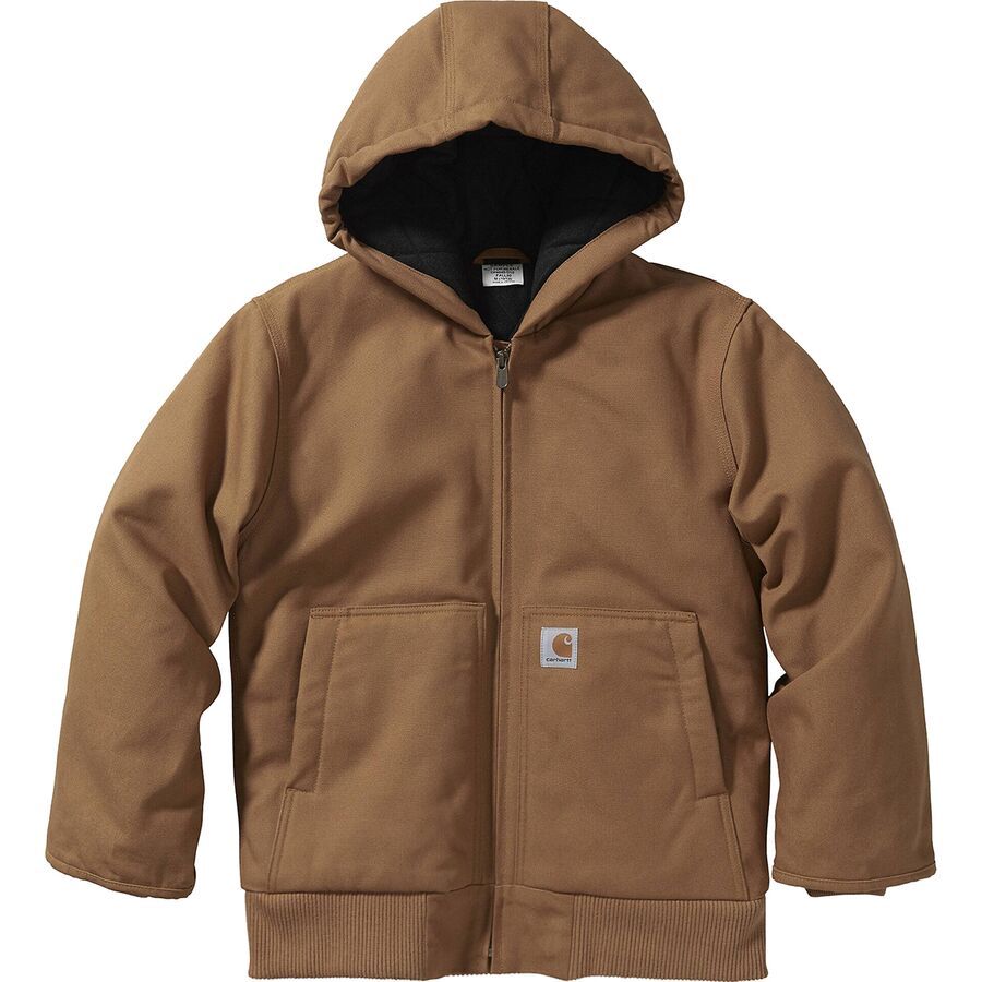 Canvas Insulated Hooded Active Jacket - Boys'