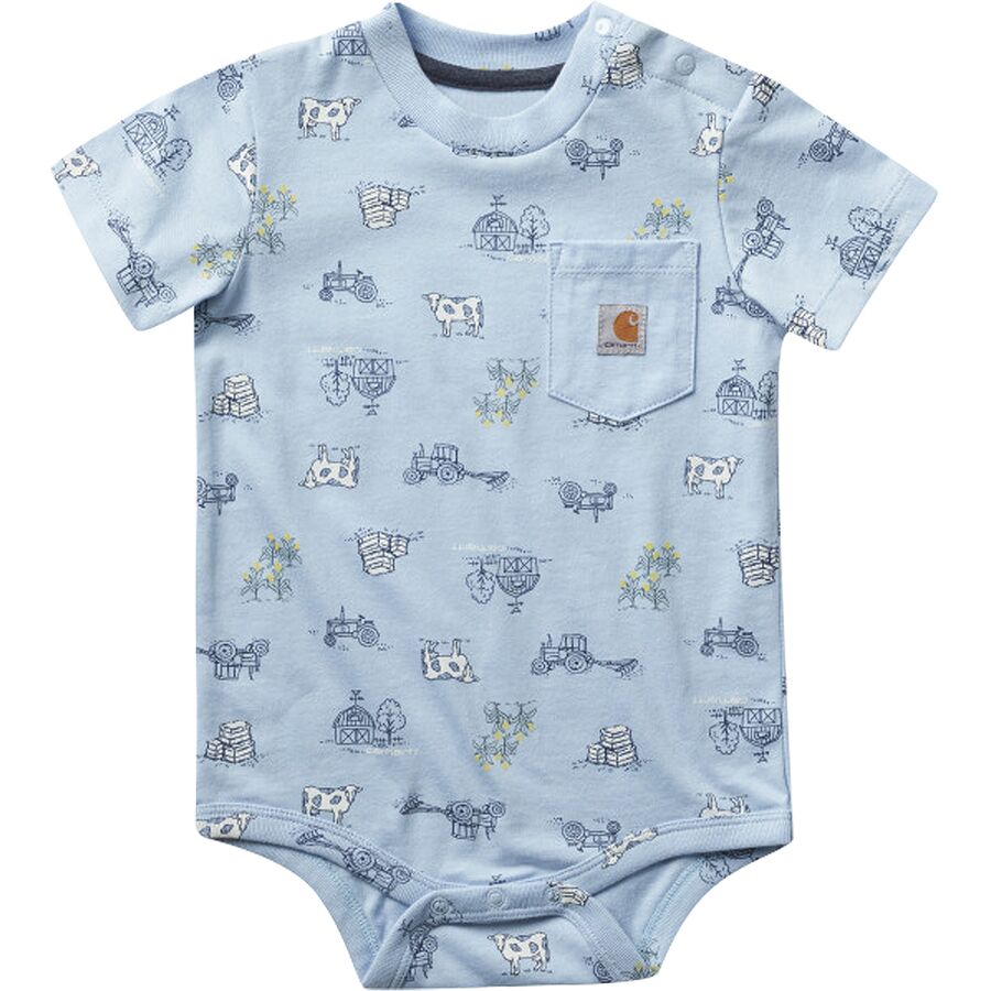 Short-Sleeve Farm Print Bodysuit - Infants'