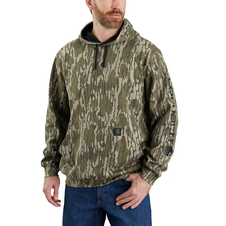 Loose Fit MW Camo Sleeve Graphic Sweatshirt - Men's
