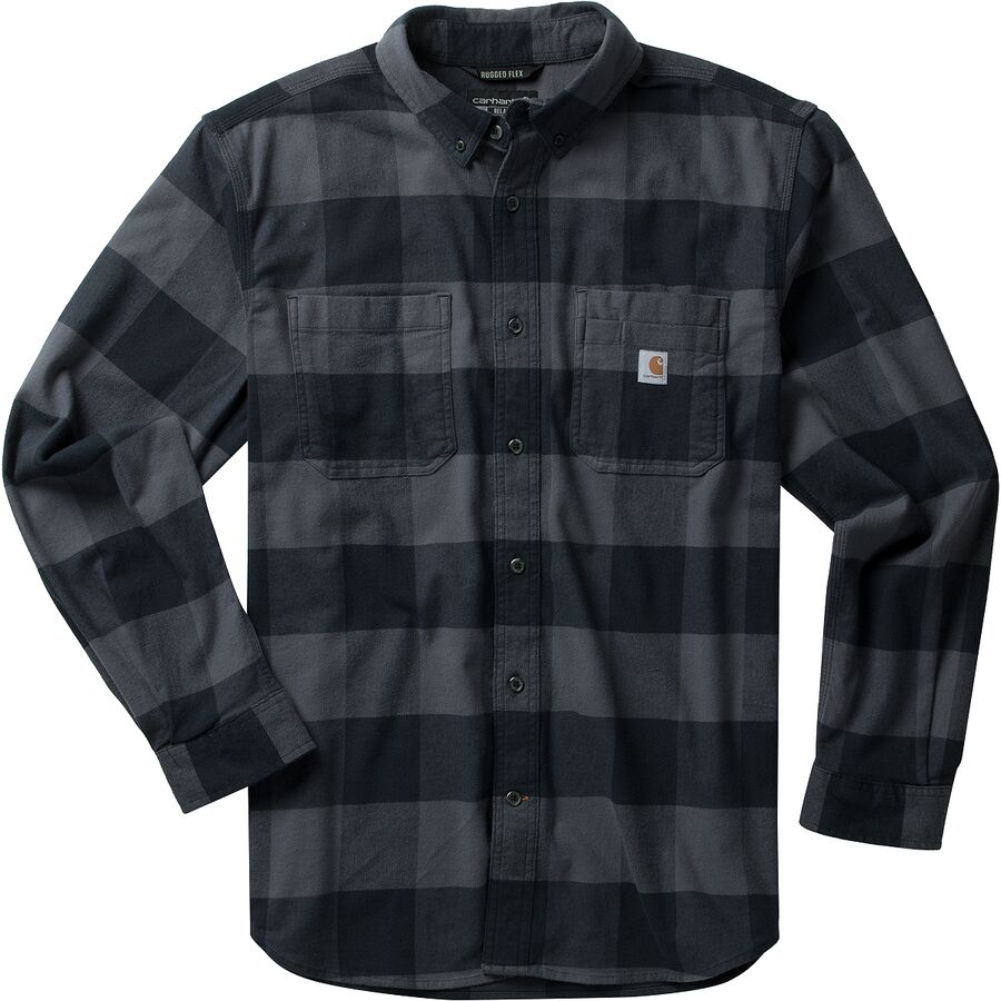 Rugged Flex Relaxed Fit MW Flannel LS Plaid Shirt - Men's