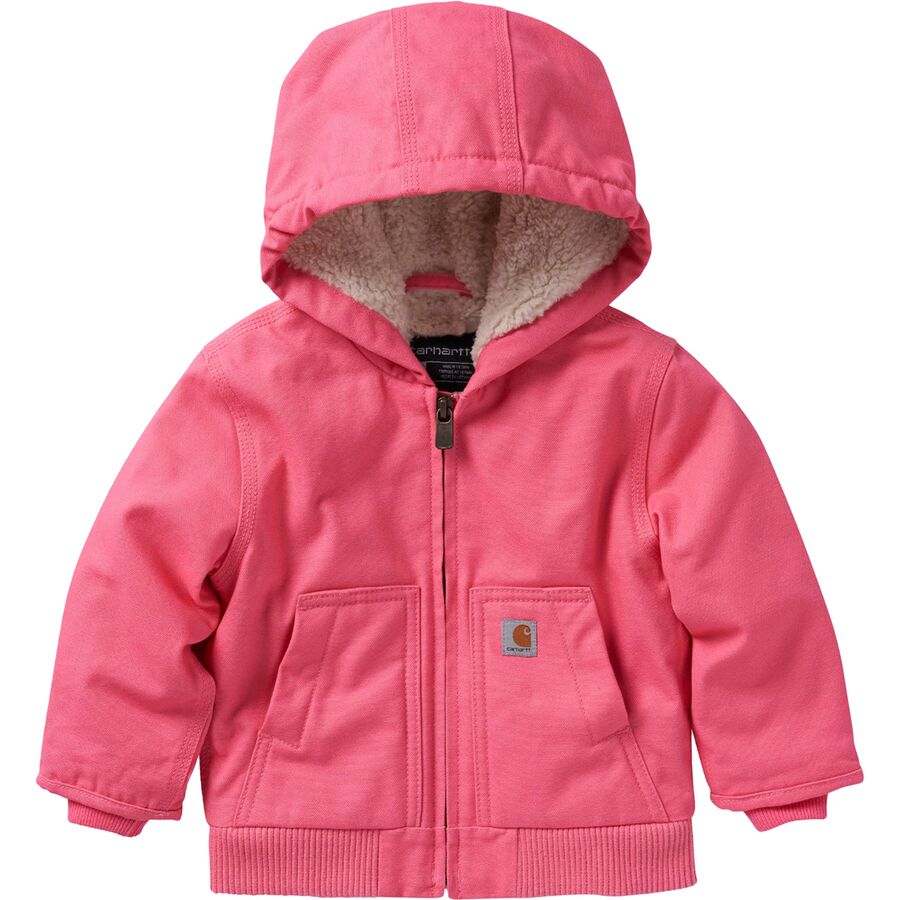 Canvas Insulated Hooded Active Jacket - Girls'