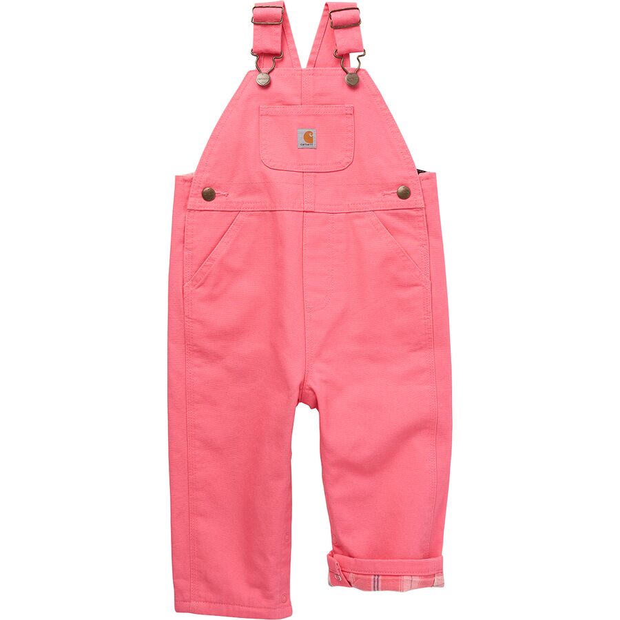 Flannel-Lined Canvas Overall - Girls'
