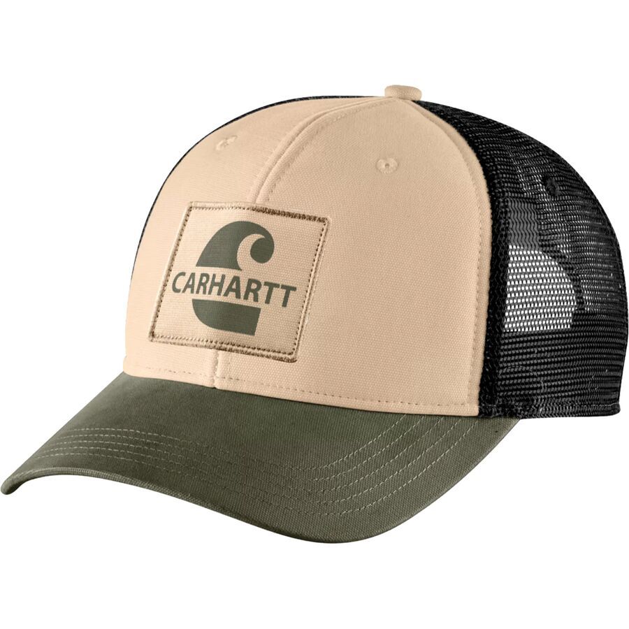 Logo Canvas Mesh-Back Graphic Cap