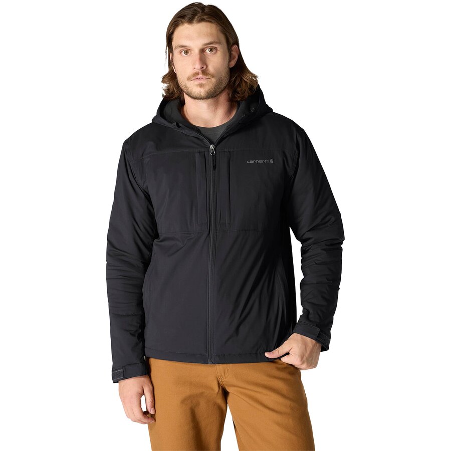 Мужская куртка Carhartt Rugged Flex Relaxed LW Stretch Insulated, цвет: Чёрный