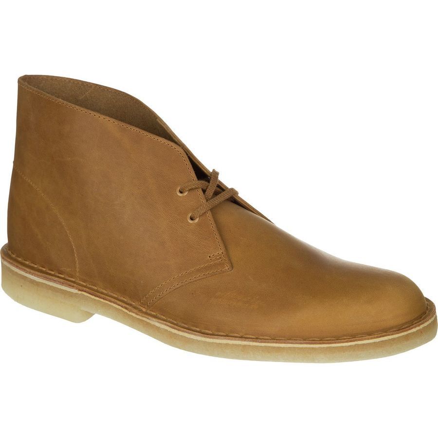 clarks mustard desert boots