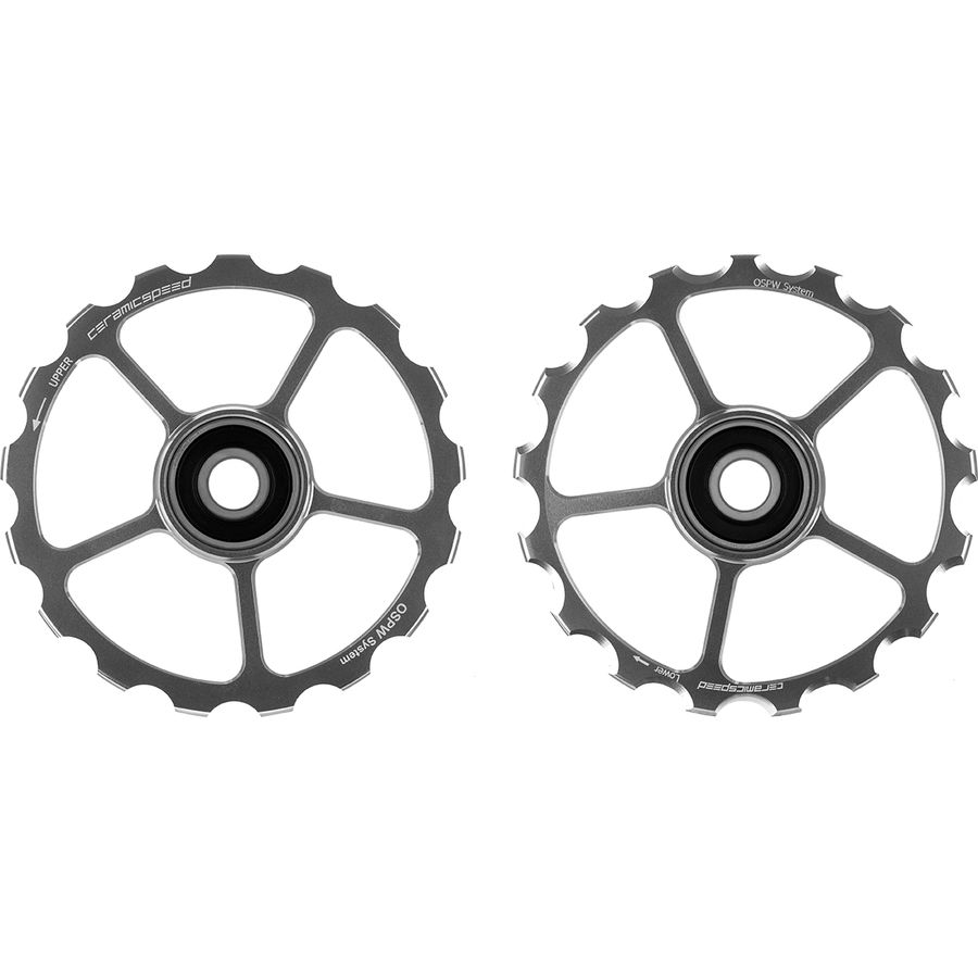 11-Speed Aluminum Pulley Wheels - Limited Edition Silver