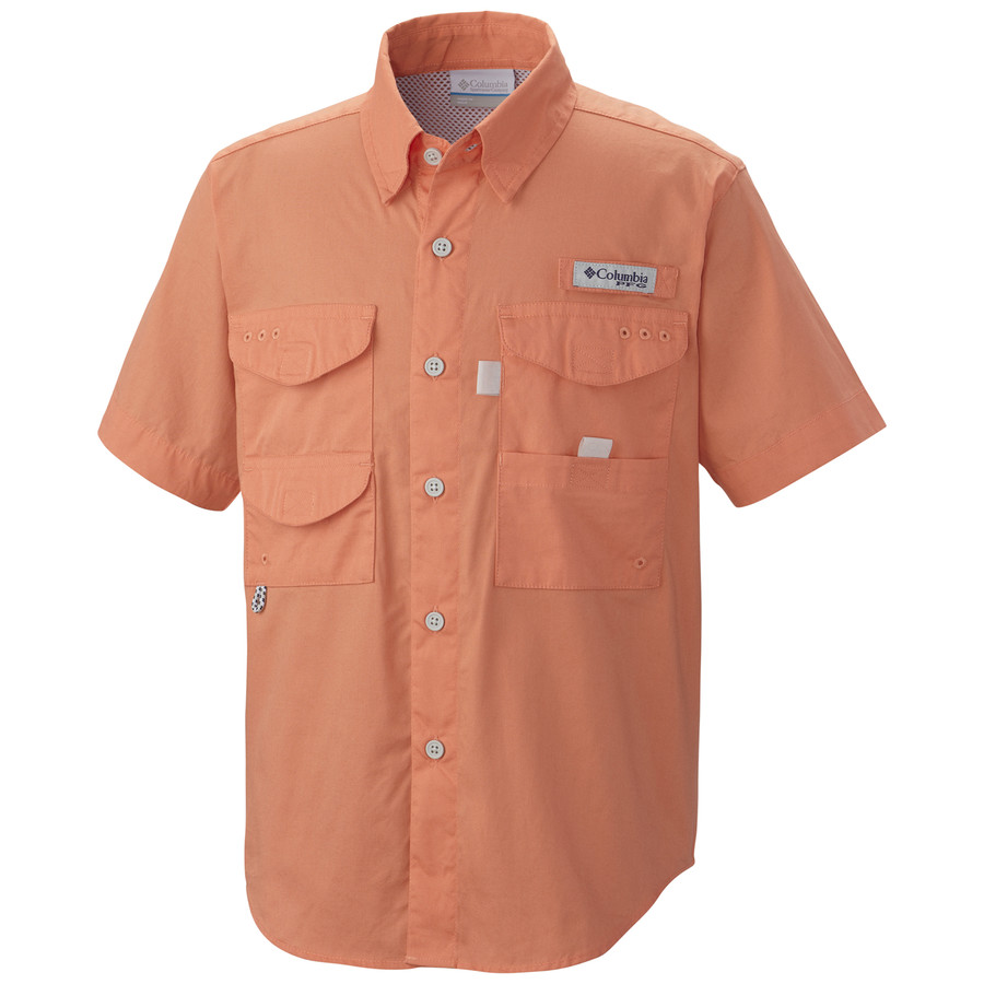Chemise Columbia PFG Surplus Green - Manches Courtes, Légère