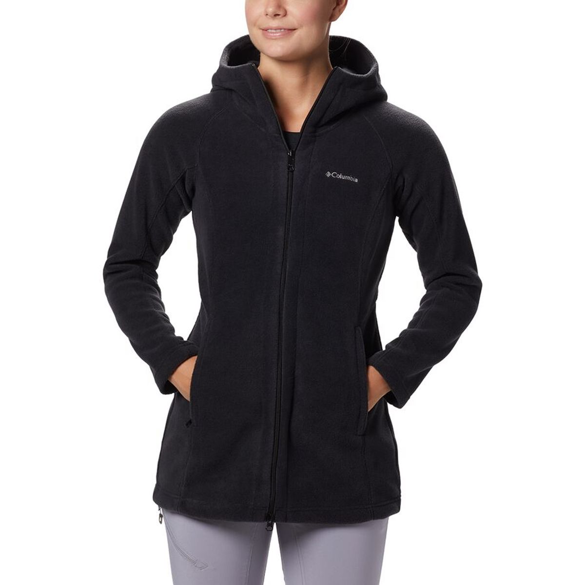 columbia black zip up