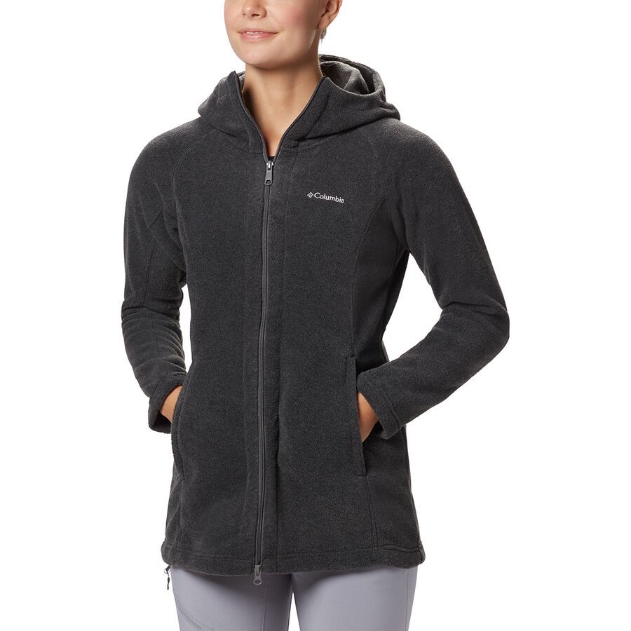 columbia long fleece jacket