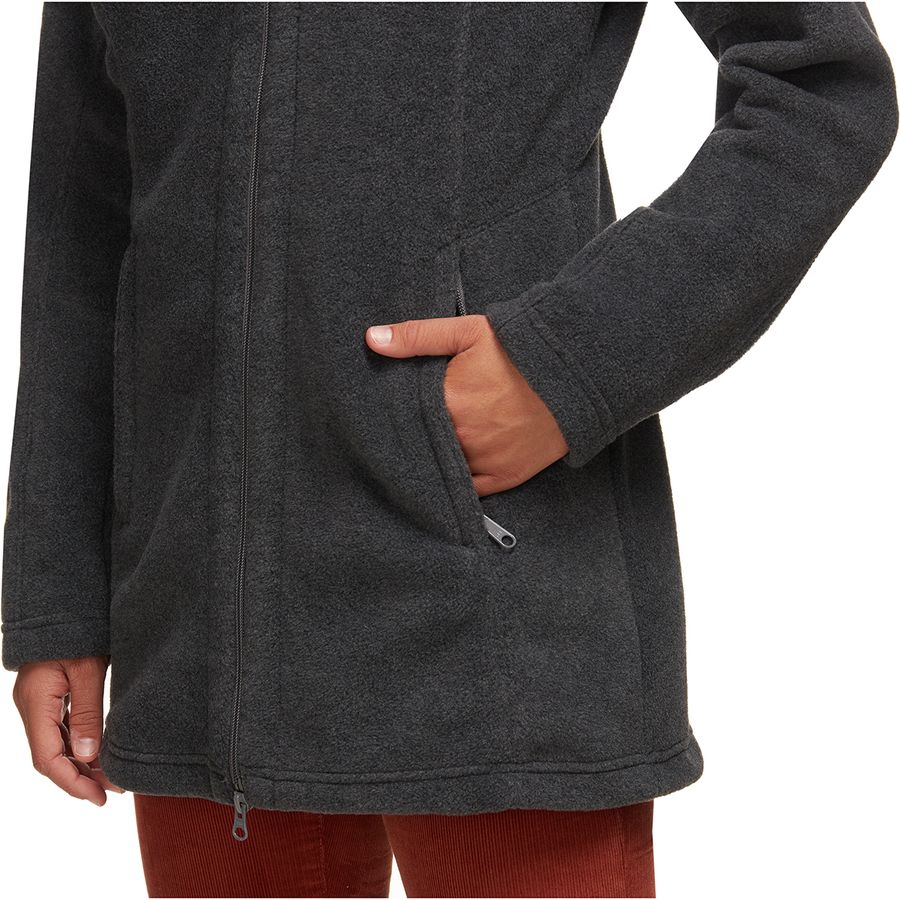 Columbia Benton Springs II Long Hooded Fleece Jacket - Women's ...