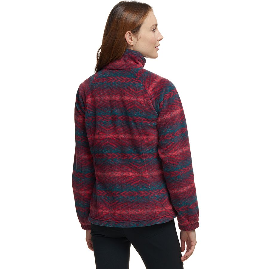 Columbia Benton Springs Print FullZip Fleece Jacket Women's Steep