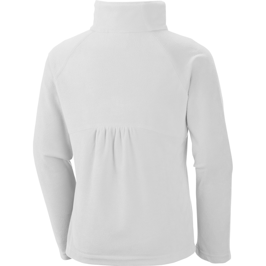 Columbia Glacial IV Polaire Femme 1/2 Zip - Micro-polaire Légère - Tissu Extensible - Pour Randonnée, Sport, Quotidien - Rouge Alpenglow - 13
