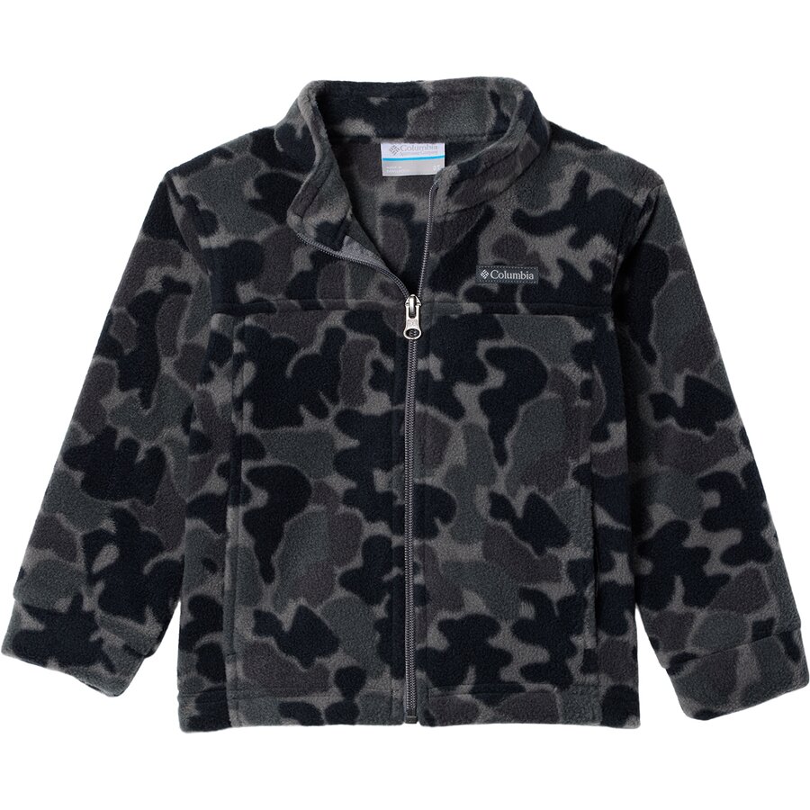 Куртка Columbia Zing III Fleece для мальчиков-малышей, цвет: Чёрный камуфляжный