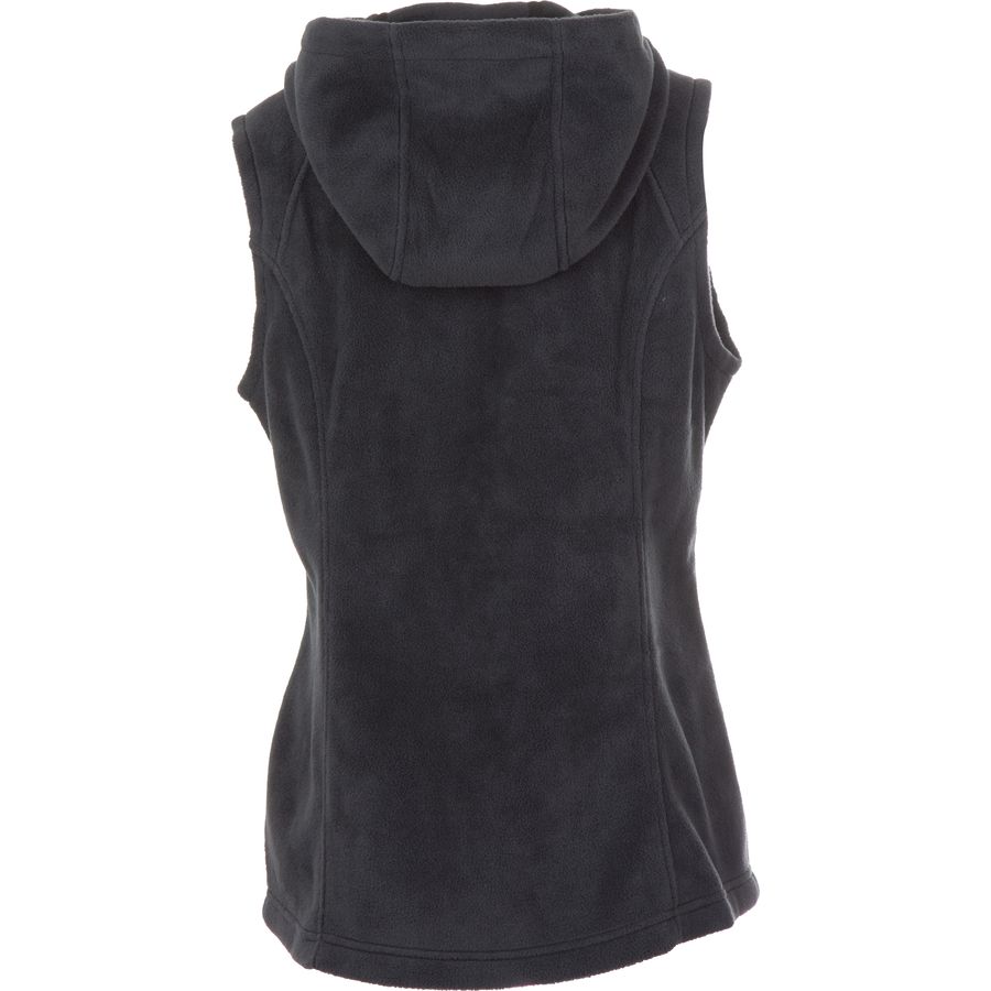 womens columbia vest with fur hood