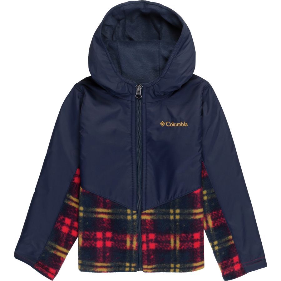 Columbia Steens Mt Overlay Hooded Fleece Jacket Toddler Boys
