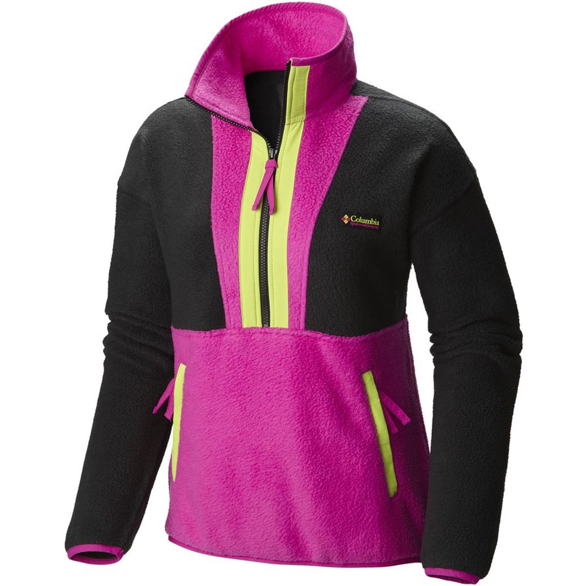 womens pullover fleece jacket