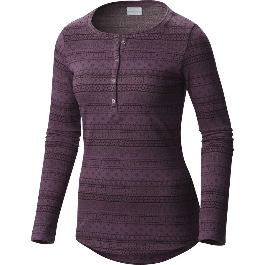 Columbia Aspen Lodge Jacquard Henley Shirt Women's