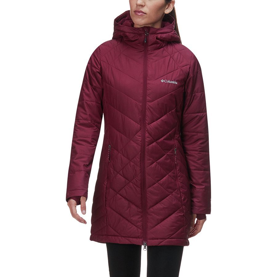 Columbia womenu0027s heavenlytm long hooded jacket plus size for women