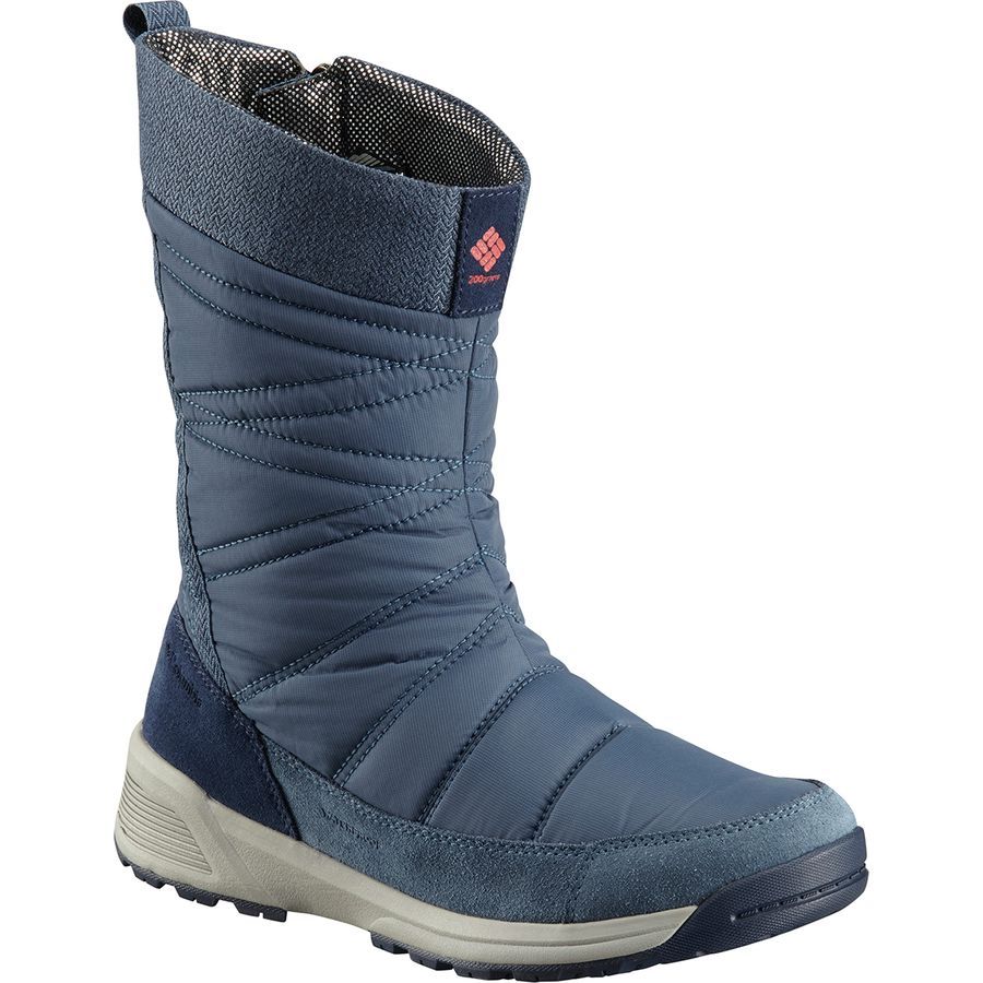 columbia women's meadows waterproof slip winter boot black