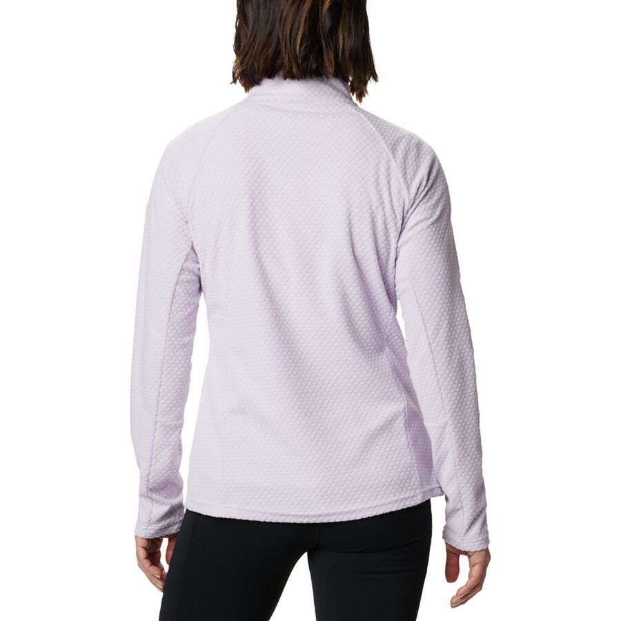COLUMBIA GLACIAL IV 1/2 ZIP BLACK - Sweat polaire