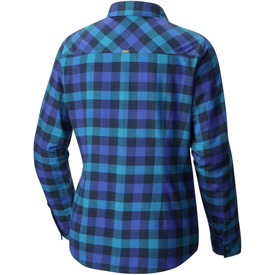 columbia hooded flannel shirt