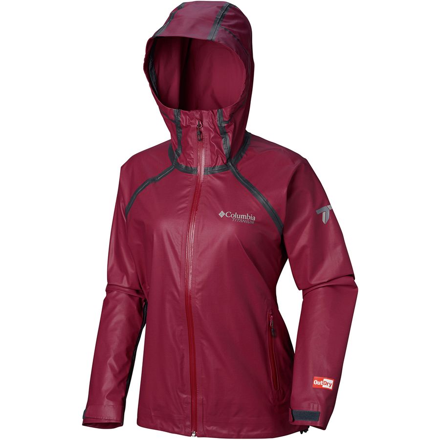 Columbia Titanium Womens Outdry Ex Diamond Tech Rain Jackets XS and Small