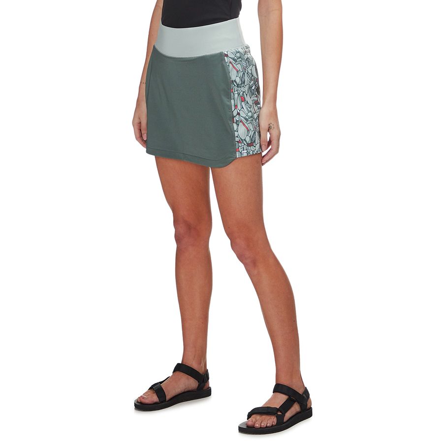 Columbia Saturday Trail Skort Femme - Jupe-Short Randonnée Déperlant, Stretch & Protection Solaire