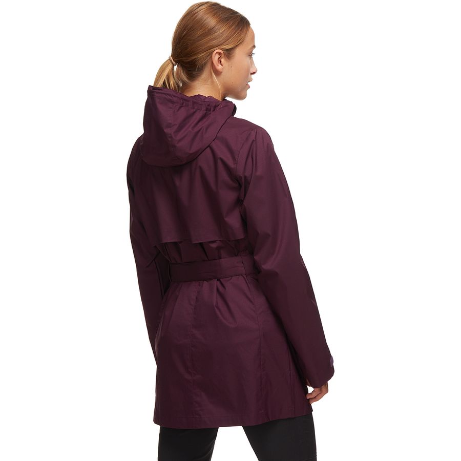 brown columbia rain jacket