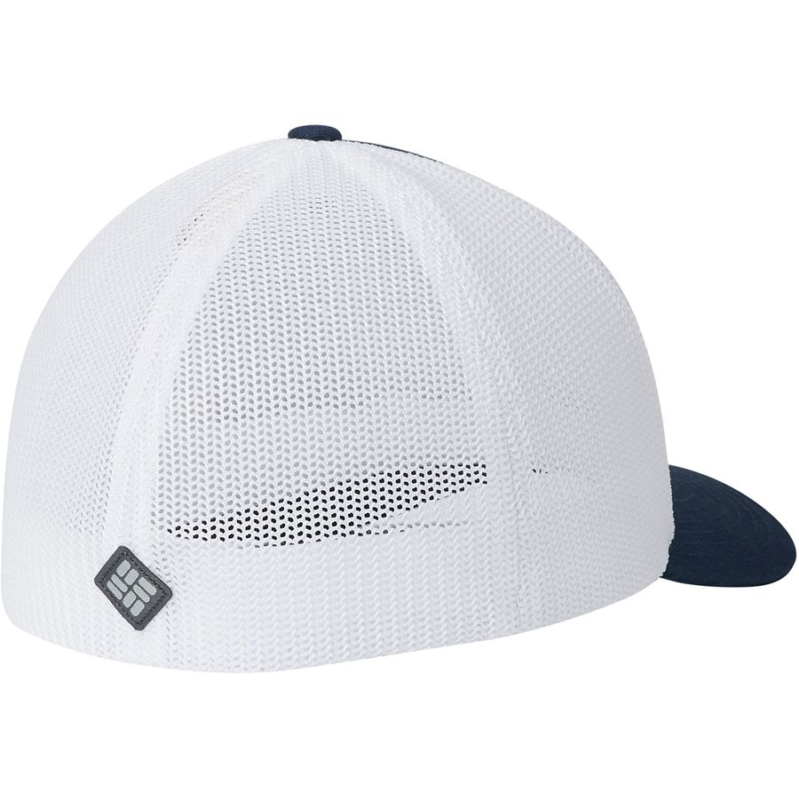 Columbia Mesh Tree Flag Flexfit Cap - Beige & Black Baseball Hat Size L/XL