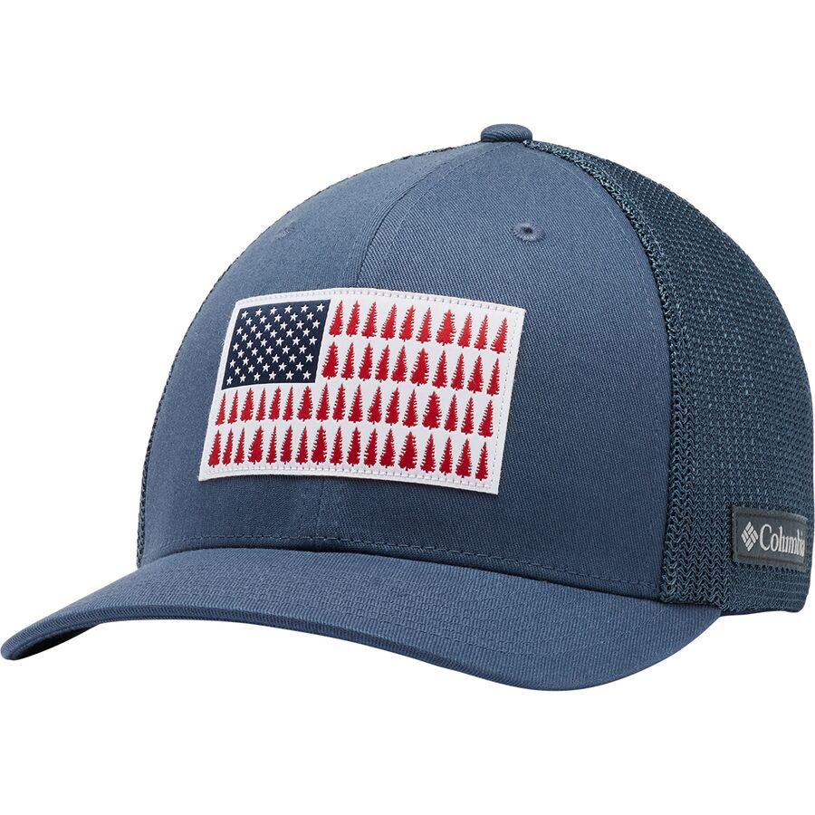 Mesh Tree Flag Trucker Hat