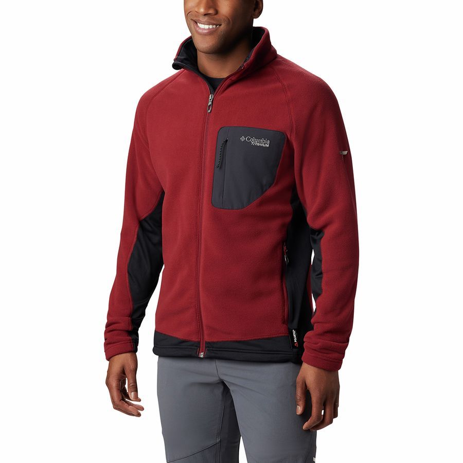 columbia titanium red jacket