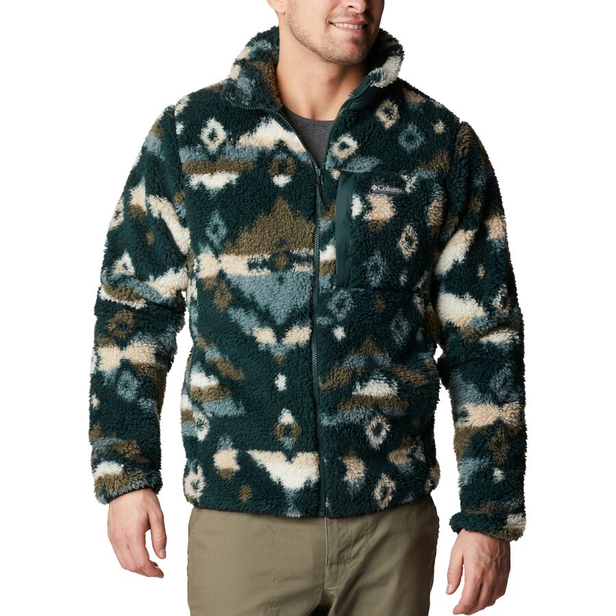 Winter Pass Print Full-Zip Fleece Jacket - Men's
