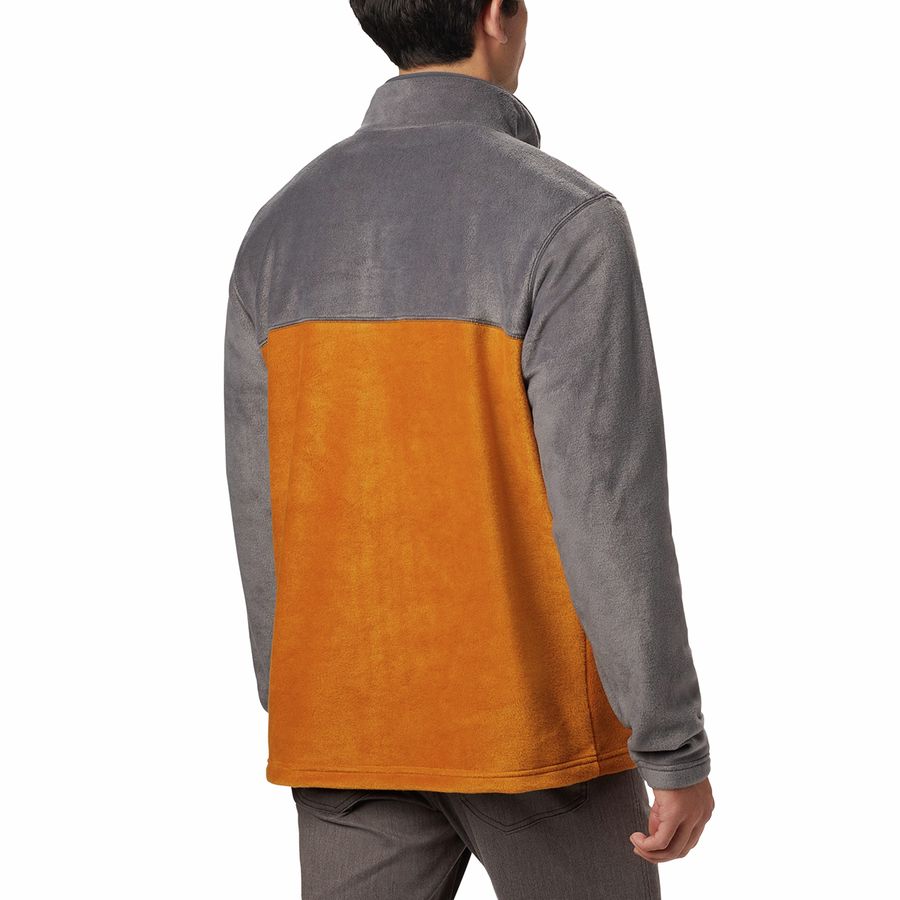 Columbia Helvetia cropped 1/2 snap fleece in print exclusive to