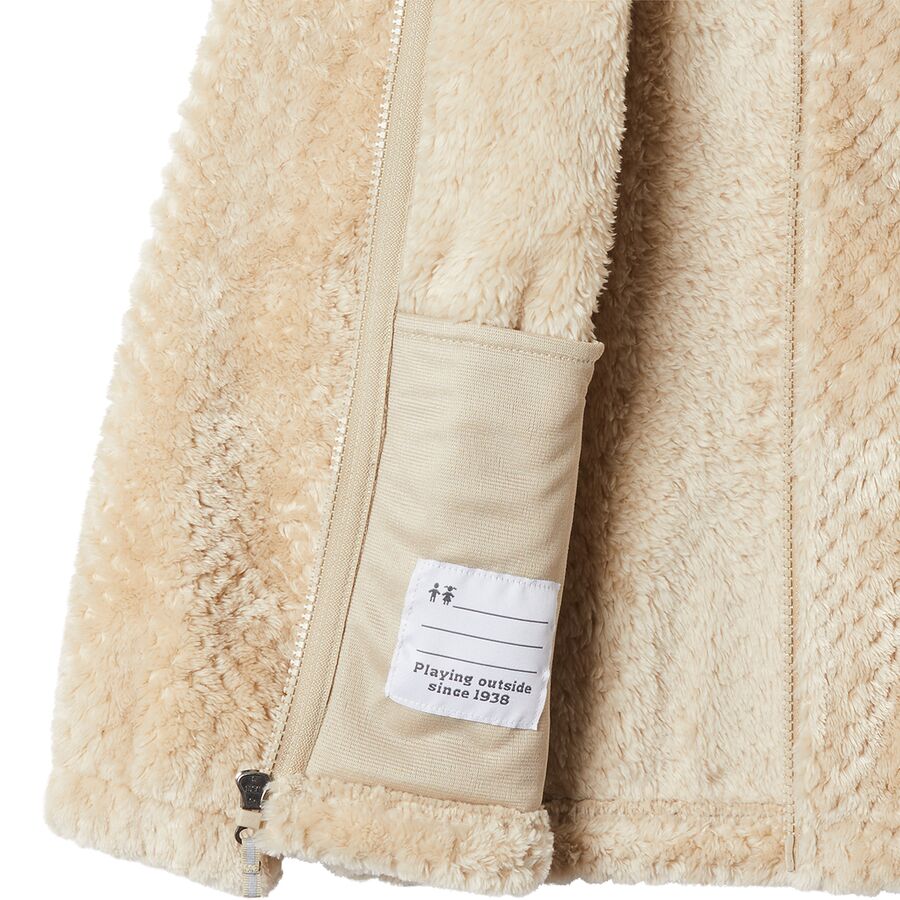Columbia Fire Side Sherpa Veste Polaire Zippée Enfant - Rose Orchid - Taille S - Confort Et Chaleur Exceptionnelle