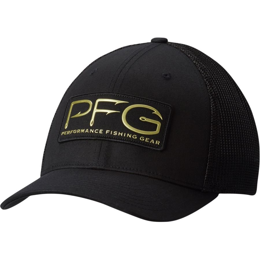 Columbia - PFG Mesh Trucker Hat - Men's - Black/Pfg Hook Patch.