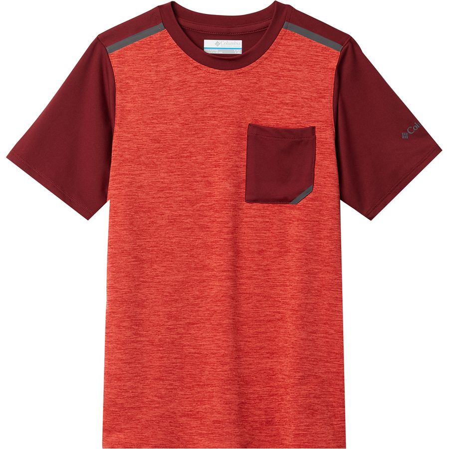 red columbia t shirt