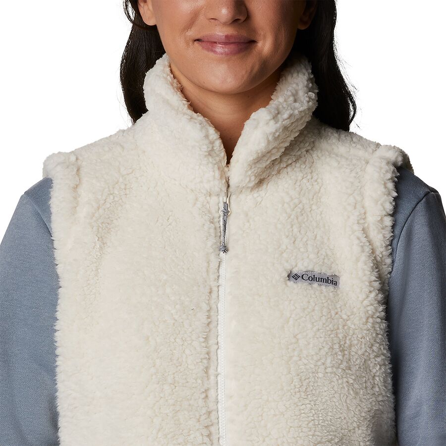 womens columbia vest with fur hood