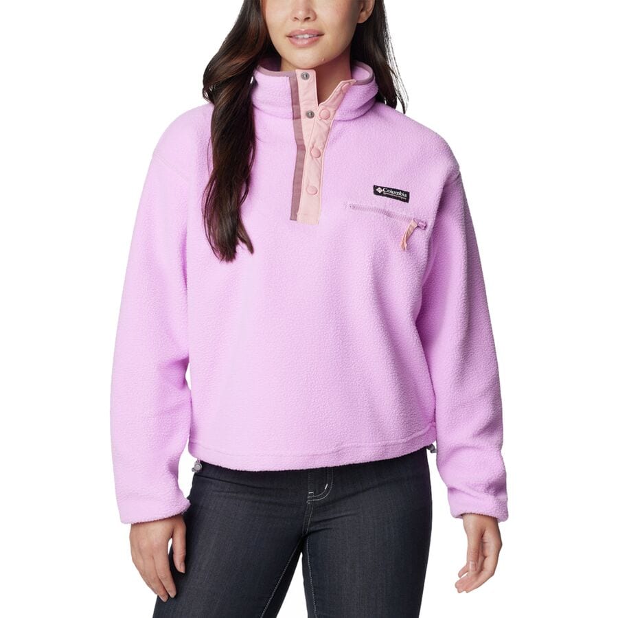 Helvetia Cropped Half Snap Pullover - Women's