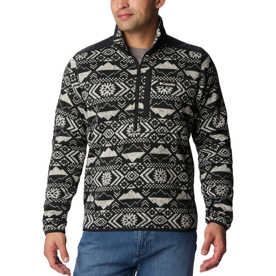 Sweater Weather II Printed 1/2-Zip Fleece - Men's