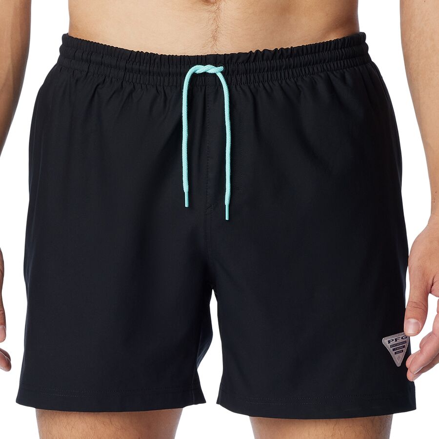 Пляжные шорты PFG Rambler для мужчин — Columbia, цвет: Чёрный
