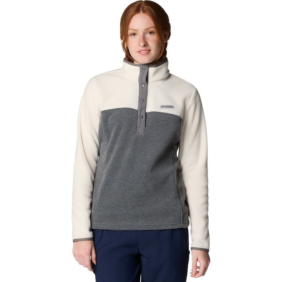 Columbia Dames Benton Springs bedrukte Half Snap Fleece Pull Over