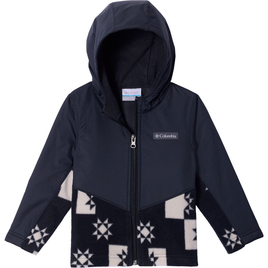 Худи Columbia Steens Mt II Overlay для малышей, цвет: Чёрный