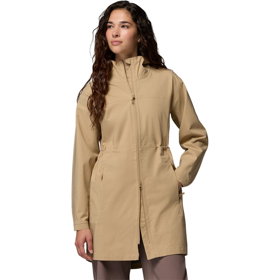 Женская куртка Columbia Weekend Adventure II Long Shell, цвет: Пляжный
