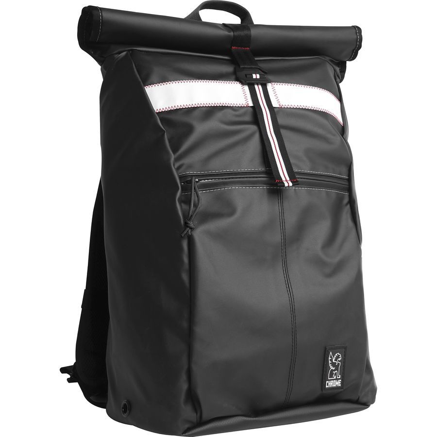 clime rubberized rolltop backpack