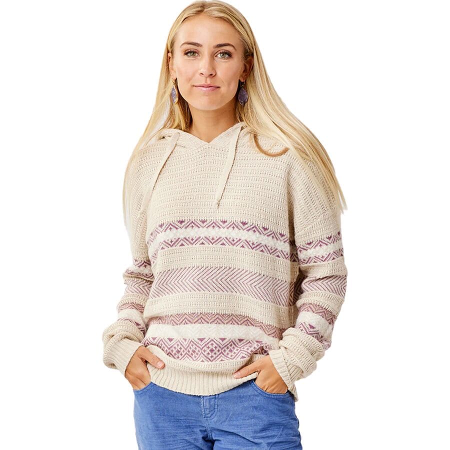 Stowe Hooded Fairisle Sweater - Women's