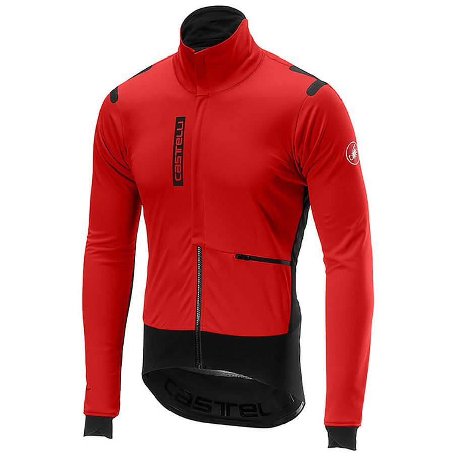 Castelli Alpha ROS Jacket M Mens Light Black//Black