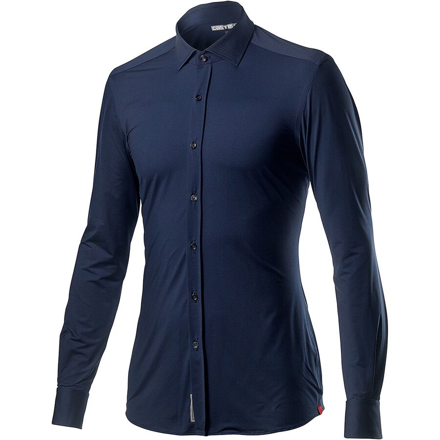 Castelli - VG Button Shirt - Men's - Dark Infinity Blue