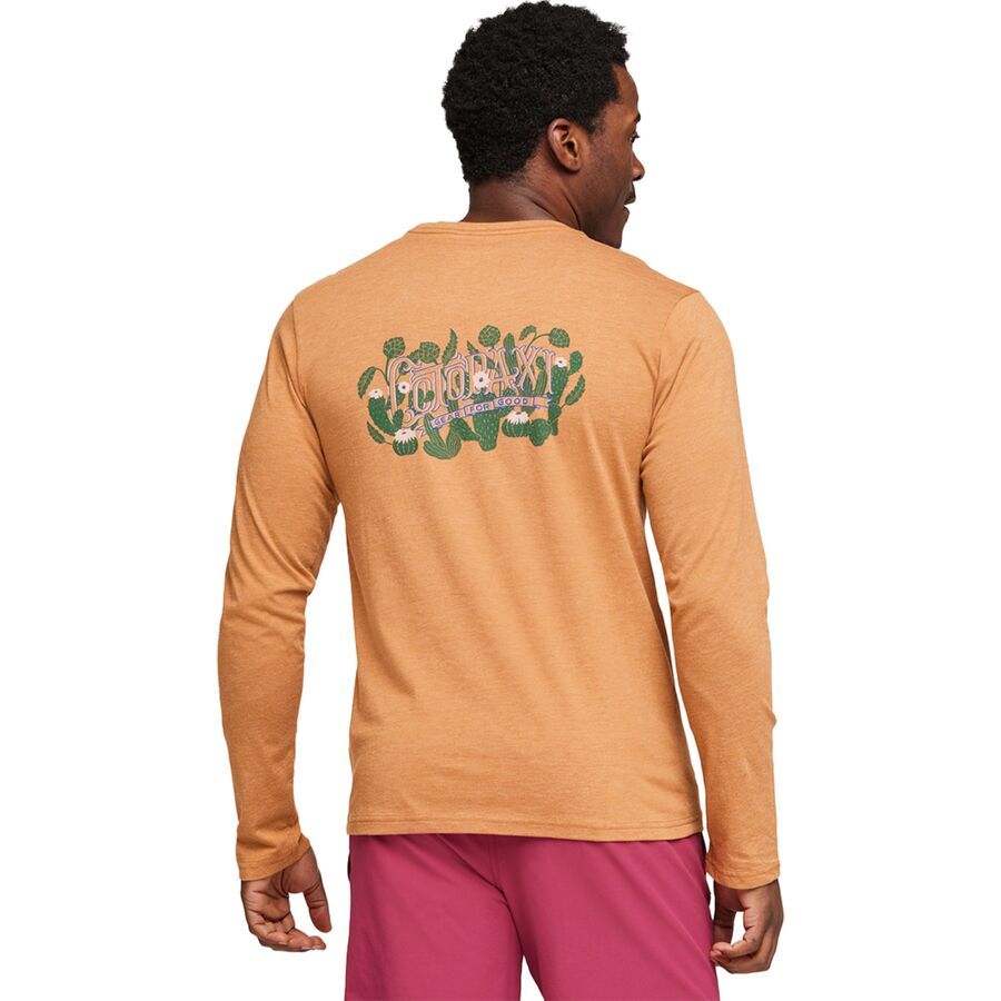 Cactus Life Long-Sleeve Organic T-Shirt - Men's